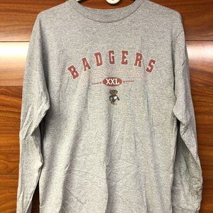 Vintage Wisconsin Badgers Long sleeve Men's Shirt Sz XL